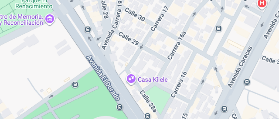 Mapa: Carrera 17 28a40, Bogotá, Bogotá