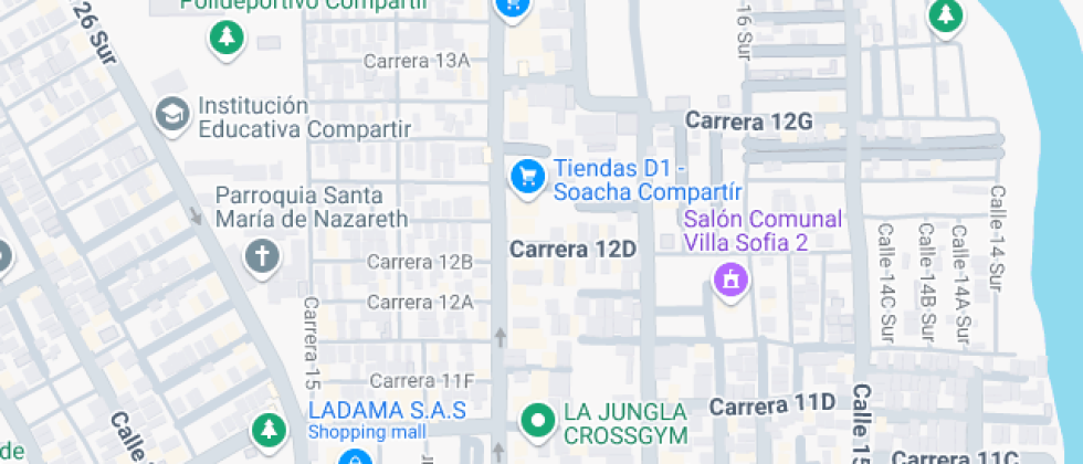 Mapa: Kr 12 B 17 69 Sur, Soacha, Cundinamarca