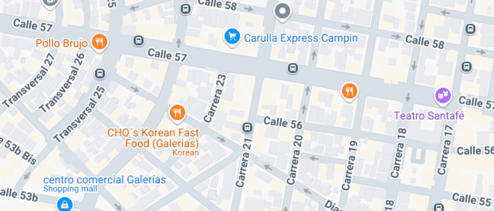 Mapa: Kr 21 56 24, Bogotá, Bogotá DC