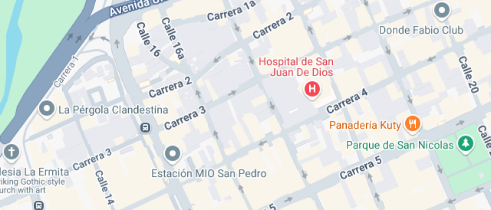 Mapa: Kr 3 16 54, Cali, Valle del Cauca
