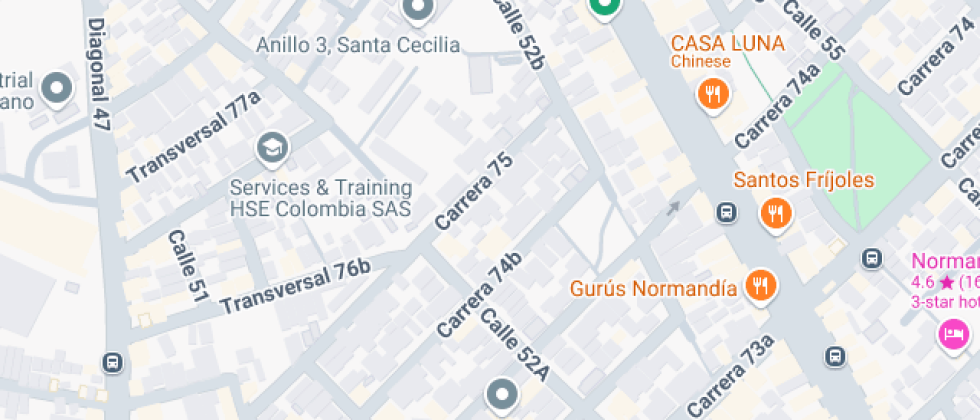 Mapa: Carrera 75 52a-60, Bogotá, Bogotá