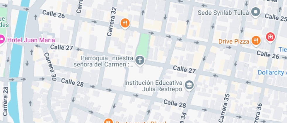 Mapa: Calle 27 32a25, Tulua, Valle del Cauca
