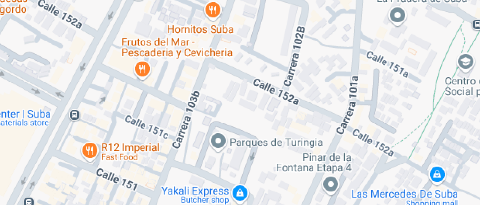 Mapa: Calle 152a 102-51, Bogotá, Bogotá