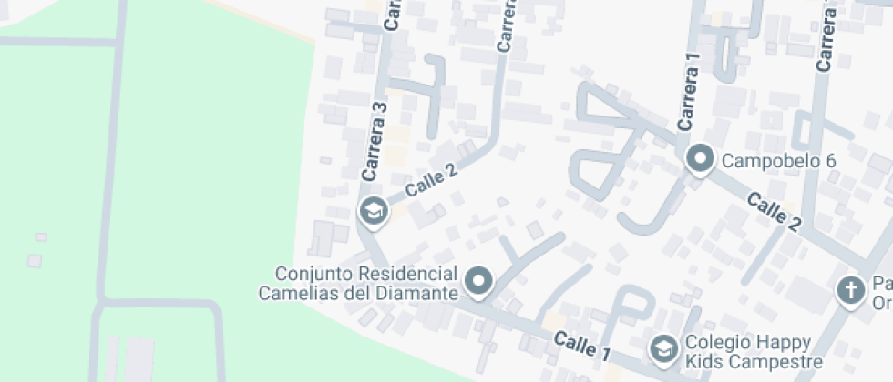 Mapa: Calle 2 # 1-61, Mosquera, Cundinamarca