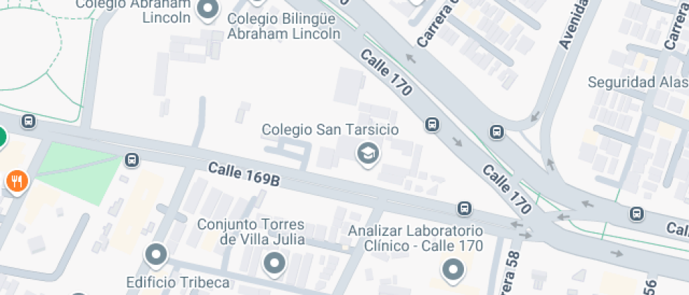 Mapa: Cl 169 B 62 30, Bogotá, Bogotá DC