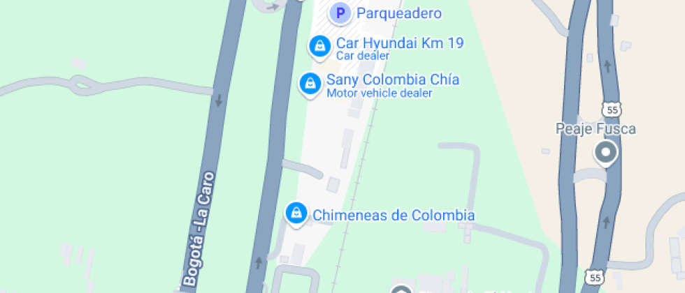 Mapa: Vda. Fusca Km 15 Costado Oriental, Chia, Cundinamarca