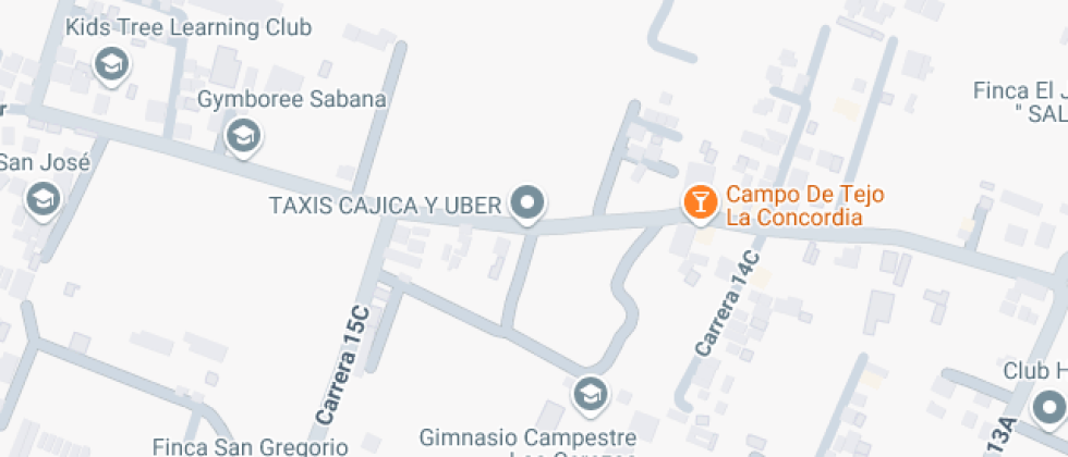 Mapa: Calle 8 Sur, Cajicá, Cundinamarca