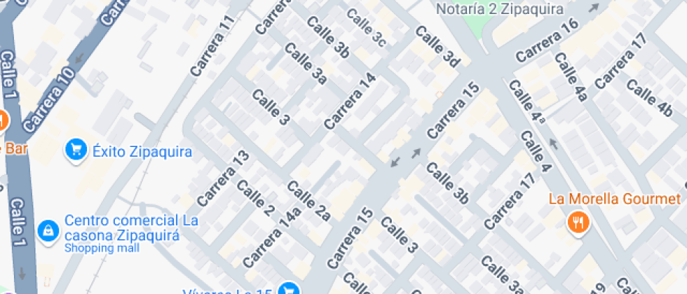 Mapa: Calle 3a 14-31, 250252, Zipaquirá, Cundinamarca