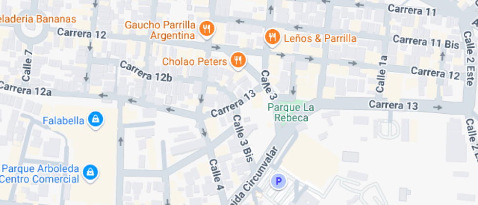 Mapa: Carrera 13 399, Pereira, Risaralda