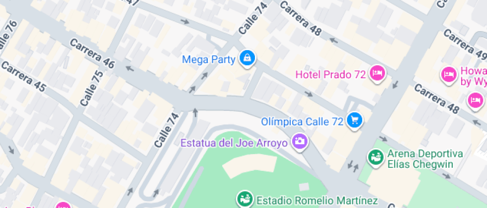 Mapa: Carrera 46 N° 120-03, Barranquilla, Atlántico