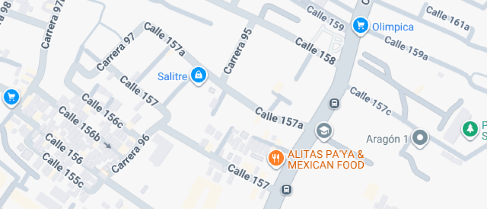Mapa: Calle 157a 92-81, Bogotá, Bogotá