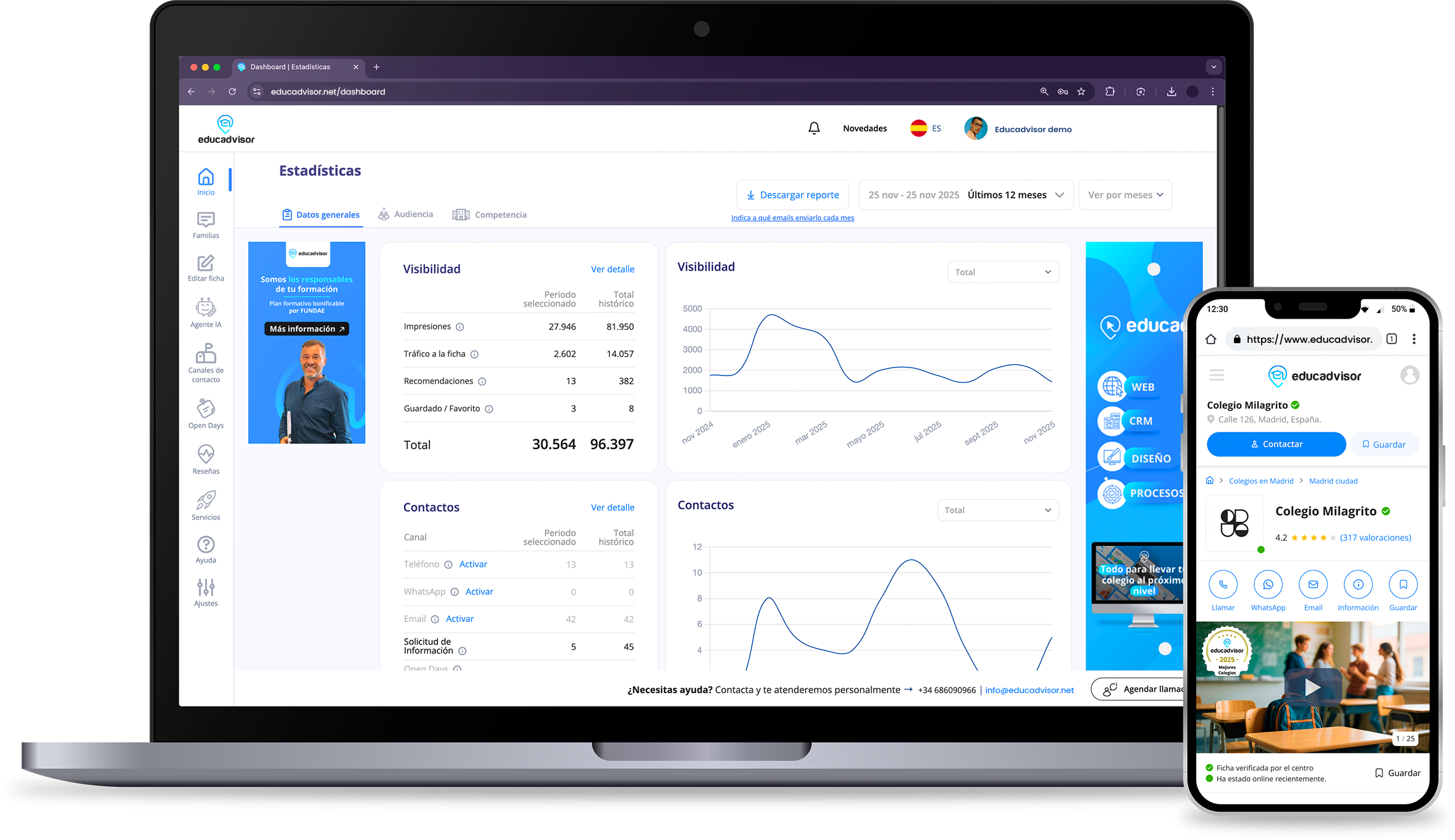 Únete a Educadvisor
